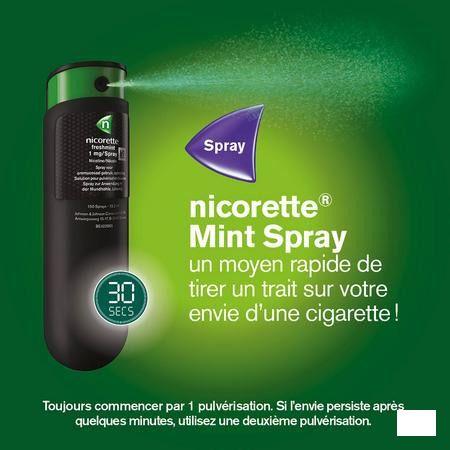 Nicorette Mint Spray Buccal 2x150 Sprays 1 mg/spray