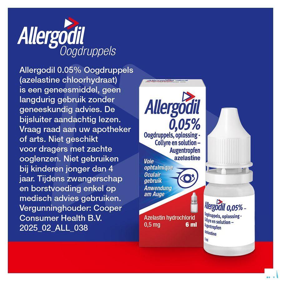 Allergodil Collyre Flacon 6 ml