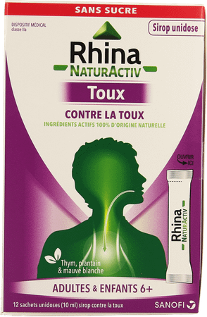 Rhina Natur Activ Hoest Zak 12x10 ml