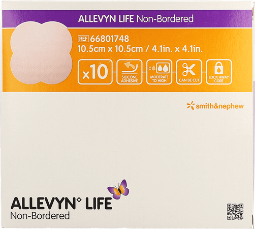 Allevyn Life Non Bordered 10,5X10,5Cm 10 66801748  -  Smith Nephew