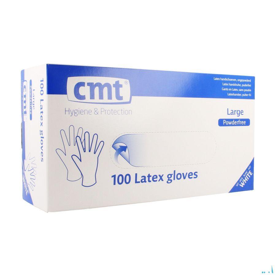 Cmt Handschoenen Latex Wit Lp S 100  -  Infinity Pharma
