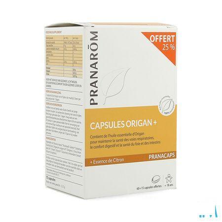 Pranacaps Bio Oregano Plus Caps 75  -  Pranarom