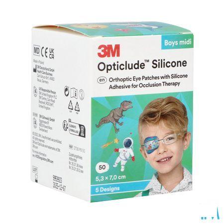 Opticlude 3m Silicone Eye Patch Boy Midi 50  -  3M