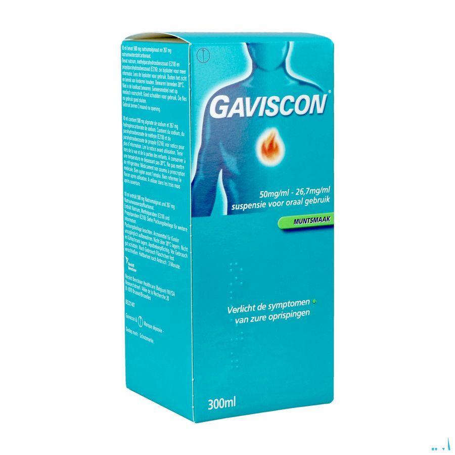 Gaviscon Menthe Munt Suspensie Drink 300 ml