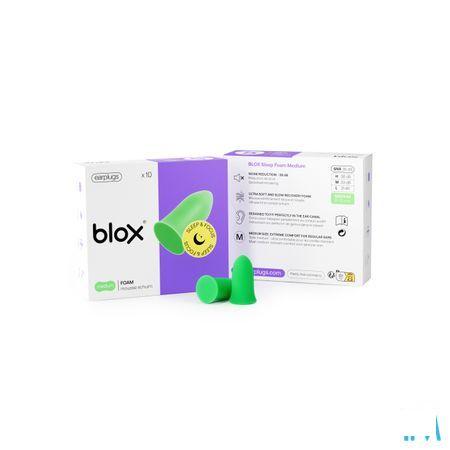 Blox Sleep Schuim Medium Groen 5 Paar