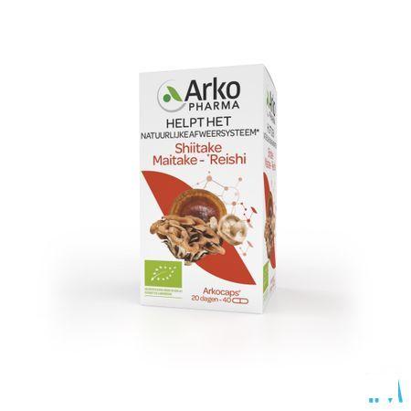 Arkogelules Shiitake Maitake Reishi Bio Caps 40