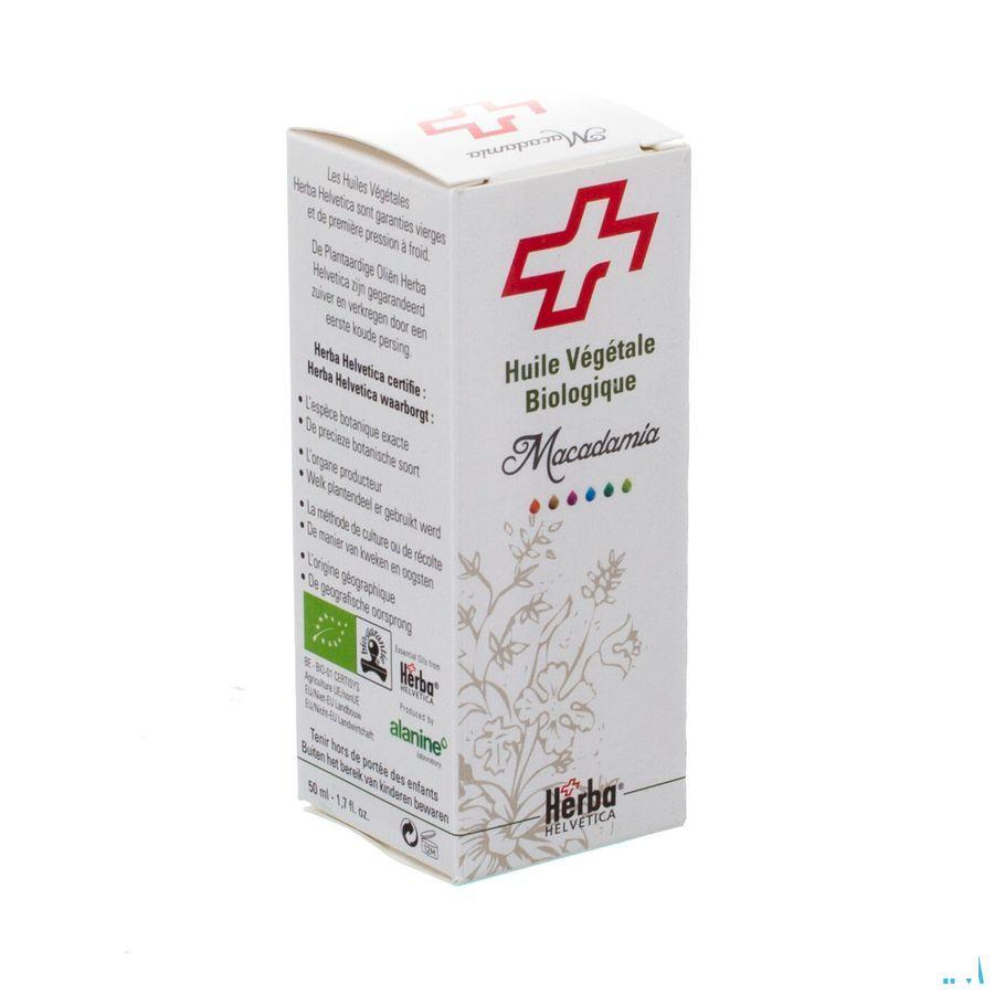 Macadamia Herba Helv. Bio Plantaard.olie 50 ml
