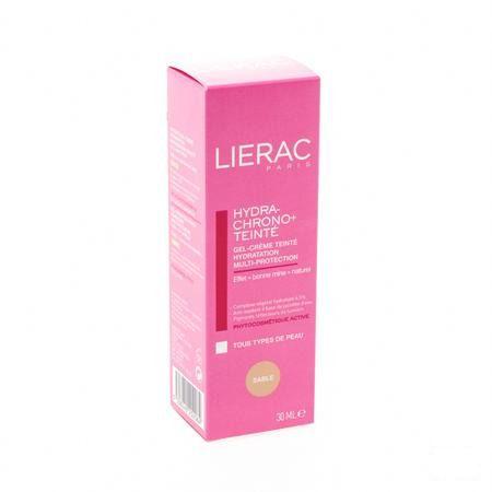 Lierac Hydra Chrono+teinte Sable Gel-creme Tube 30 ml