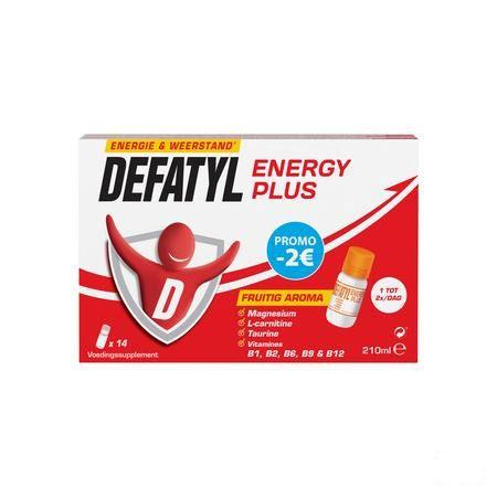 Defatyl Energy Plus 14x15 ml  -  Melisana