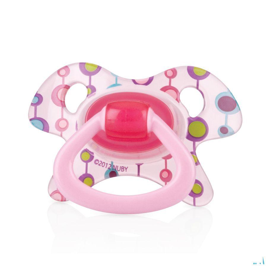 Nuby Geoac Orthodontische Fopspeen - 0-6m  -  New Valmar