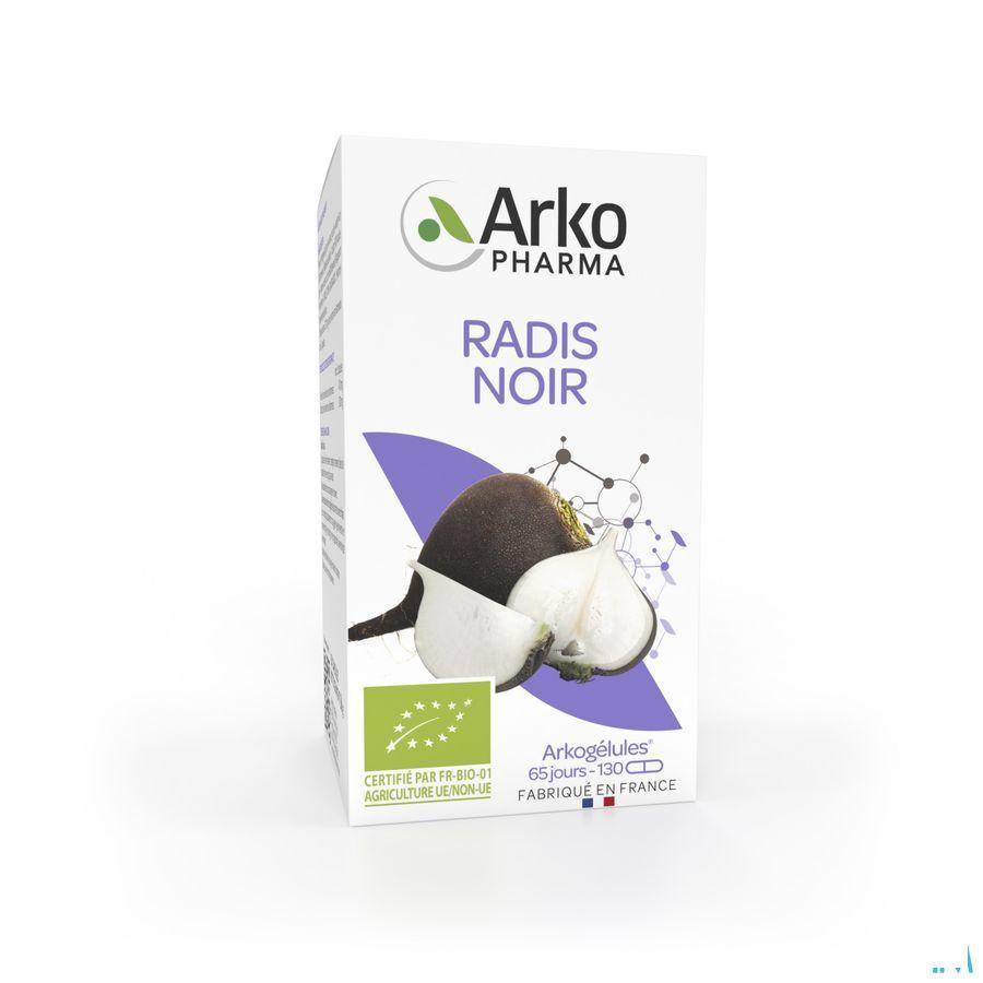 Arkogelules Radis Noir Bio Capsule 130  -  Arkopharma