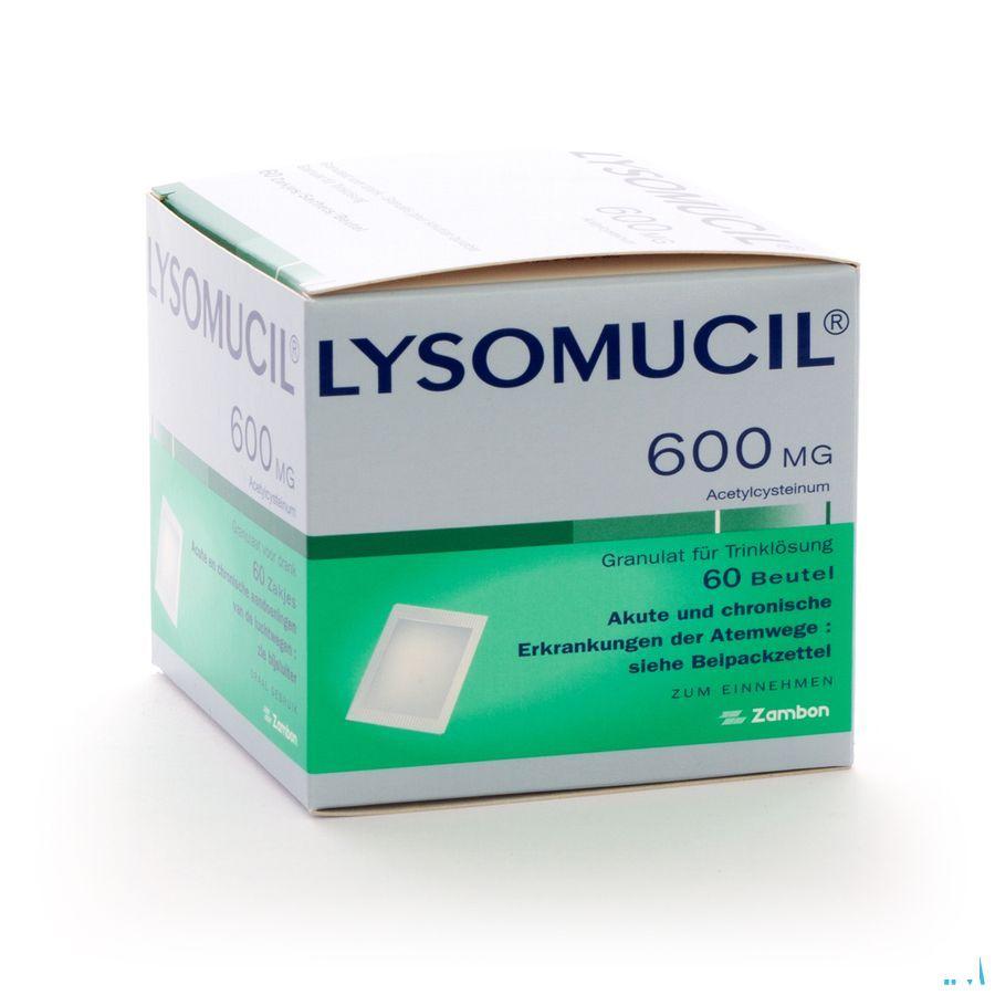 Lysomucil 600 Gran Sachets 60 X 600 mg