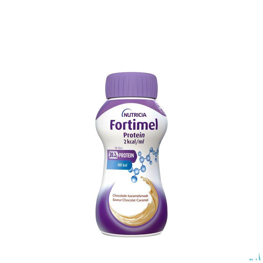 Fortimel Protein 2Kcal Karamel & Chocolade 4X200 ml