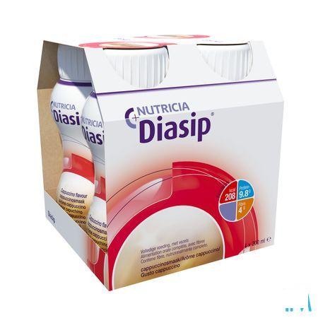 Diasip Cappuccino Fles 4X200 ml  -  Nutricia