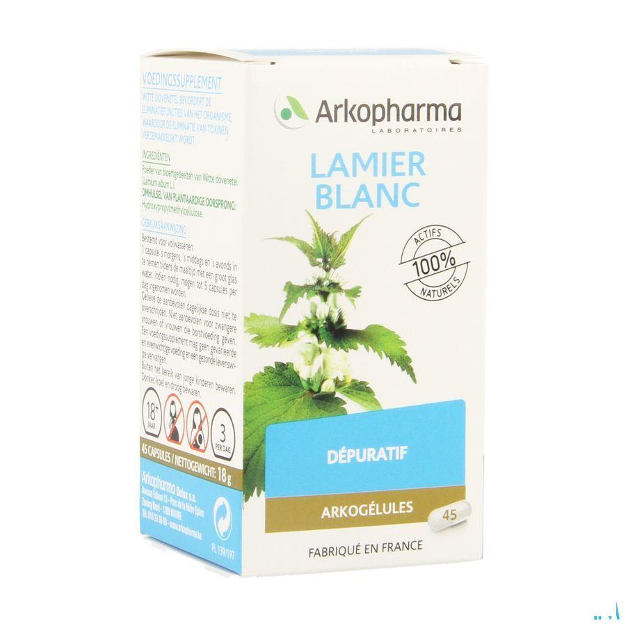 Arkogelules Lamier Blanc Vegetal 45  -  Arkopharma