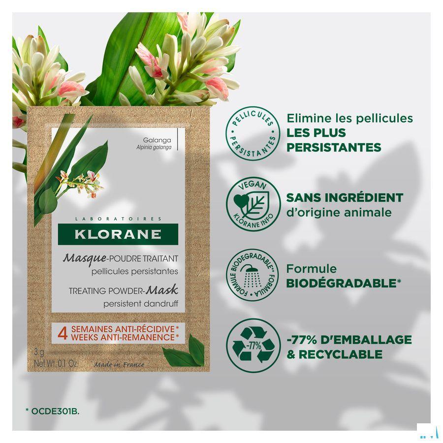 Klorane Capilaire Masker Verzorging Pdr Galanga 8X3G