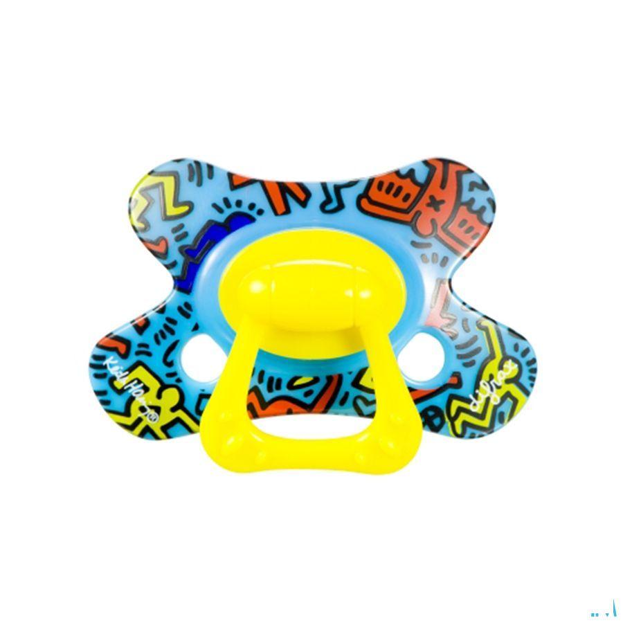 Difrax Fopspeen Natural 18 + Keith Haring  -  Difrax