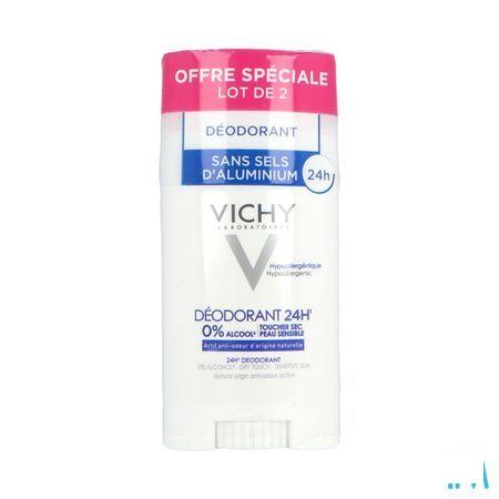 Vichy Deo React. H zonder alu Zout Stick 24u 40 ml  -  Vichy