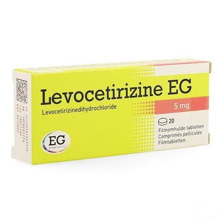 Levocetirizine EG 5 mg Comprimes Pellicules 20  -  EG