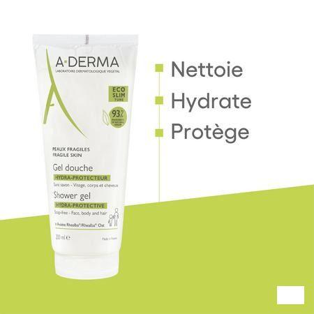 Aderma Les Indispens. Gel Douche Hydra Prot. 200 ml  -  Aderma