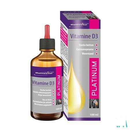 Mannavital Vitamine D3 Platinum Druppels 100 ml