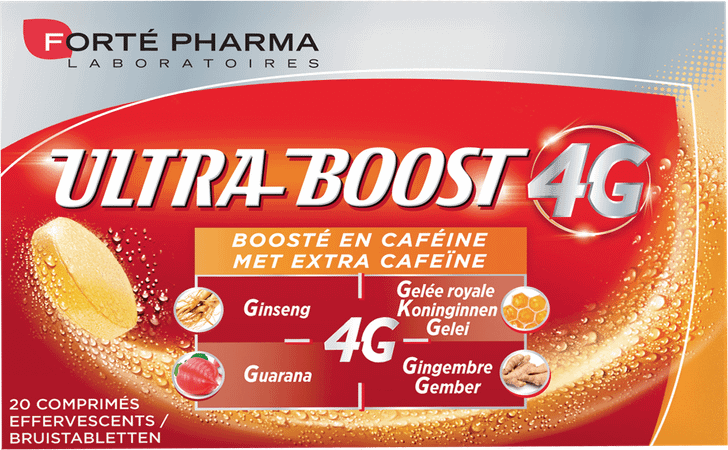 Vitalite 4g Ultra Boost Cafeine Comprimes 20  -  Forte Pharma
