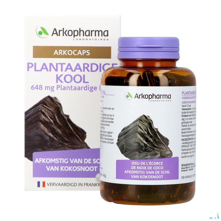 Arkocaps Plantaardig Kool Capsule 150  -  Arkopharma