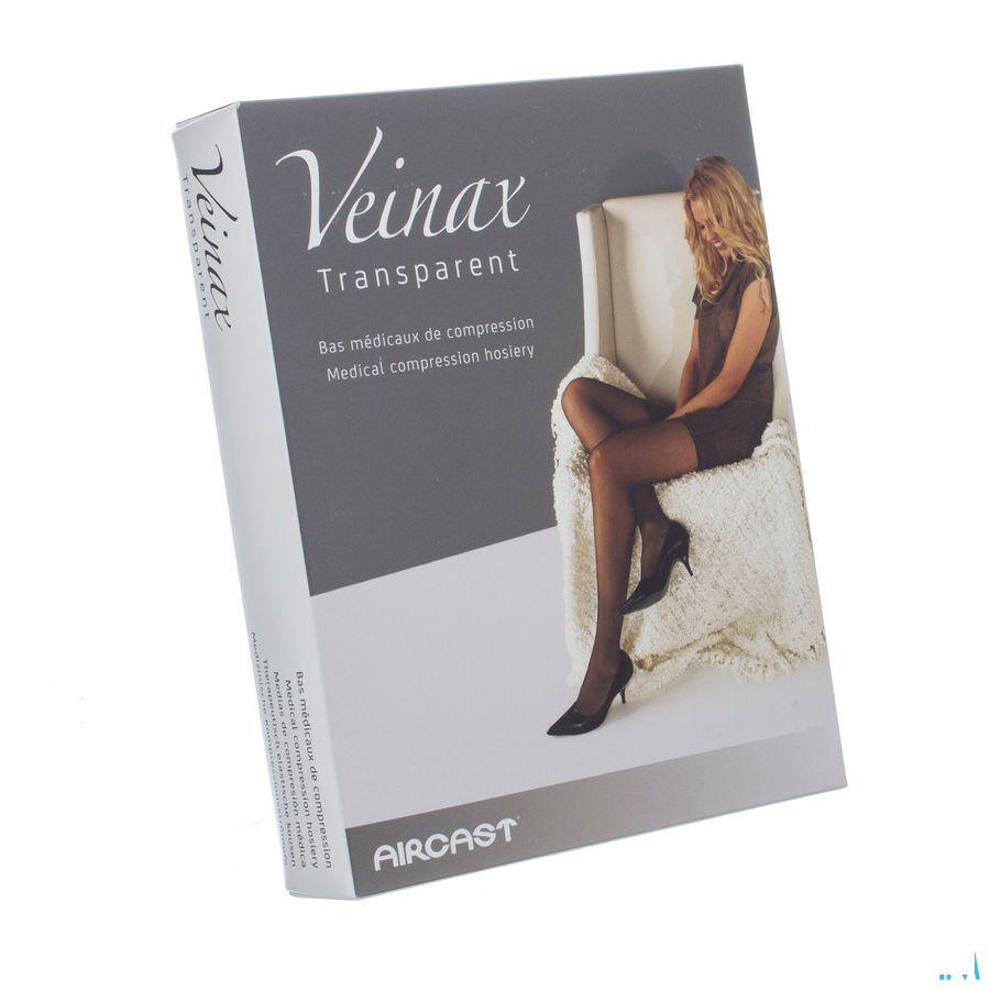 Veinax Panty Transparant 2 Lang Zwart Maat 2
