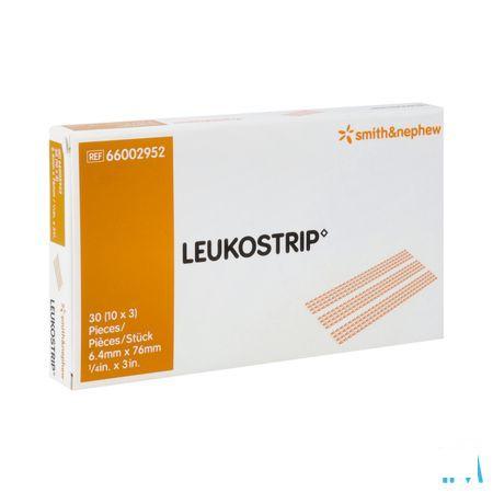 Leukostrip 6,4mmx 76mm 3 Strips 10 66002952  -  Smith Nephew