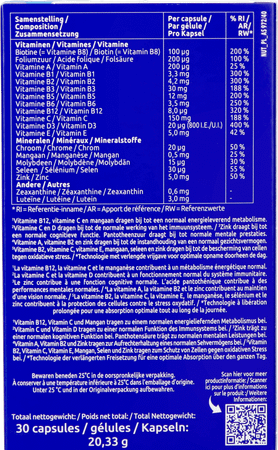 Omnivit 50+ Caps 30