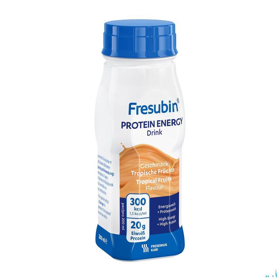 Fresubin Protein Energy Drink 200 ml Fruits Tropicaux/tropische Vruchten  -  Fresenius
