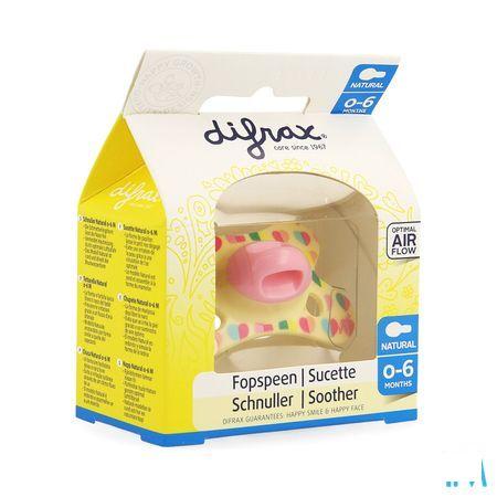 Difrax Fopspeen Natural 0-6 M  -  Difrax