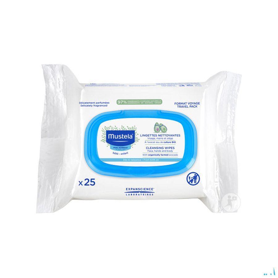 Mustela Pn Trio Vochtige Doekjes 3 X 25