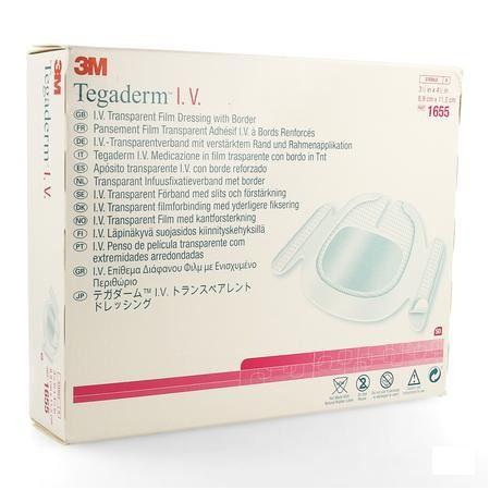 Tegaderm Iv Dressing 8,5x11,5cm 50 1655  -  3M