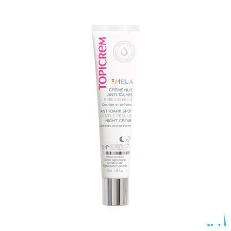 Topicrem Mela Cr Nuit Peel Doux 40 ml