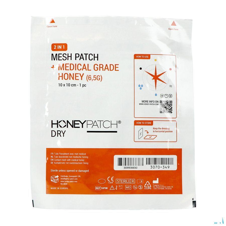 Honeypatch Dry Verband Ster 10x10cm 1 1052153  -  Honey Patch