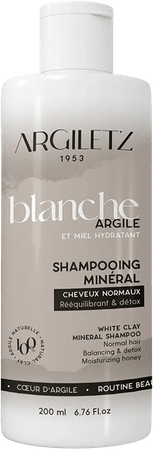 Argiletz Shampooing Chvx Normaux Argile Blanc 200 ml  -  Natur'Inov