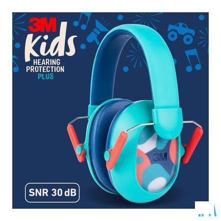 3M Kids Plus Gehoorbesch. Oorkap Kind Groenblauw