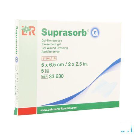 Suprasorb G Compresse 5x6,5cm 5 33630  -  Lohmann & Rauscher