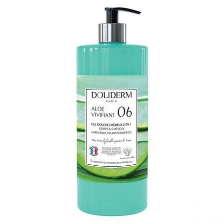 Doliderm Douchegel 2In1 Aloe Vivifiant Pompfl 1L