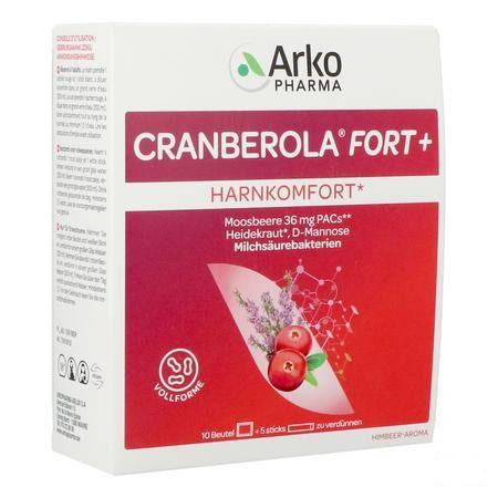 Cranberola Forte + Sach 5 + Stick 10  -  Arkopharma