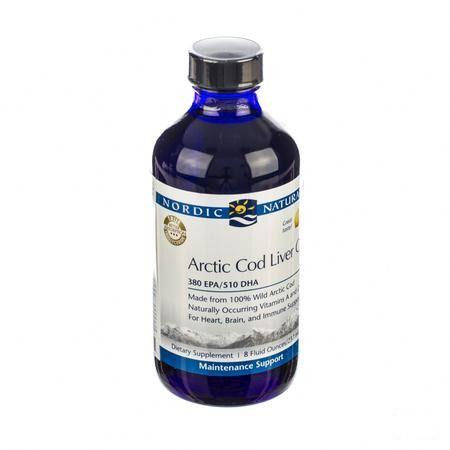 Nordic Arctic Cod Liver Oil Citroen 237ml