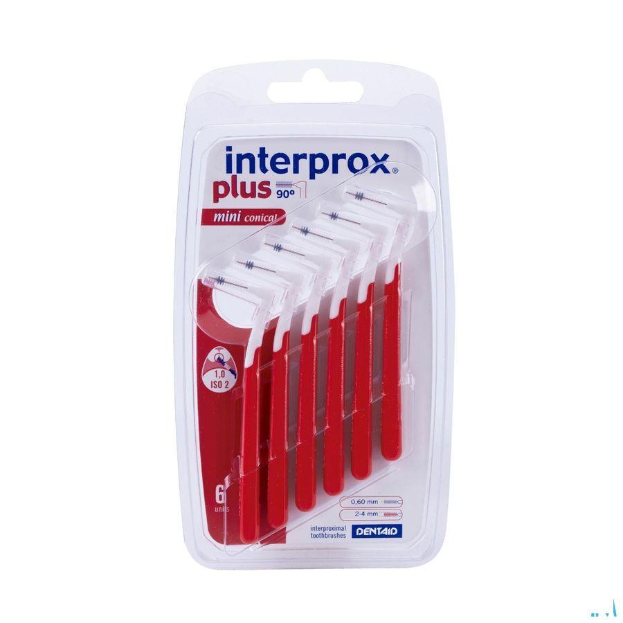 Interprox Plus Mini Conisch Rood Interd. 6 1360  -  Dentaid