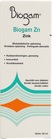 Biogam Zn Flacon 60 ml  -  Sterop