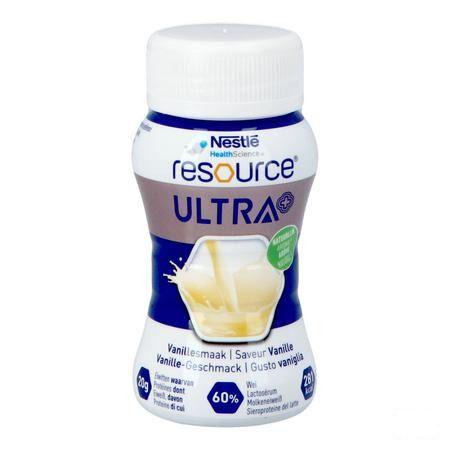 Resource Ultra+ Vanillesmaak 4X125 ml