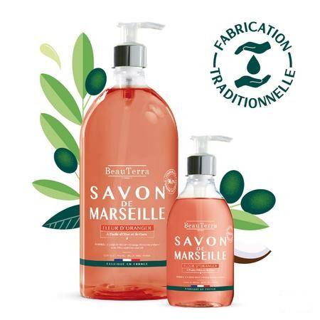Beauterra Marseille Zeep Oranjebloesem 300 ml