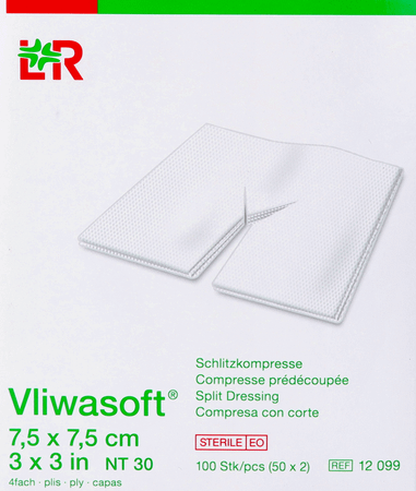 Vliwasoft Cp Ster 4Pl + Fente 7,5X7,5cm 2X50 12099