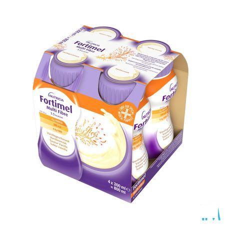 Fortimel Multifiber 1.5Kcal Vanille 4 x 200 ml