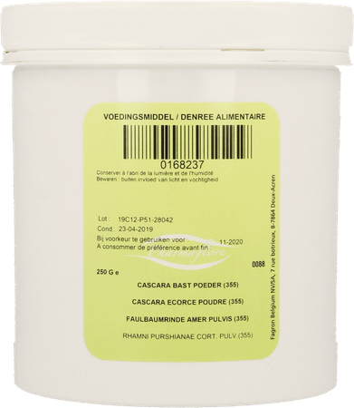 Cascara Bast Poeder 250 gr  -  Fagron