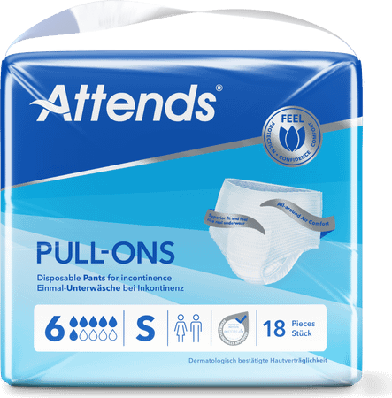 Attends Pull-Ons 6S 1X18  -  Attends